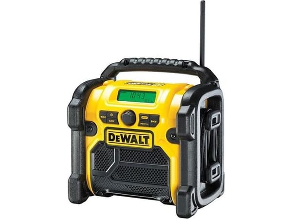 DeWALT DCR020-QW, Bärbar, Digital, DAB, FM, LED, Grön, Svart, Gul