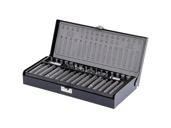 KS Tools 911.4304, 42 stykker, Nickel, 1,6 kg, Sekskantet