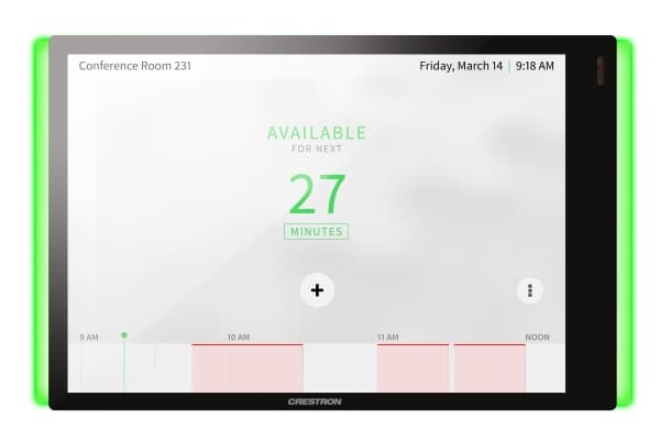 Crestron Room Scheduling Touch Screen TSS-770-B-S-LB KIT - Huonehallintajärjestelmä - langaton, langallinen - Bluetooth, 802.11a/b/g/n/ac - 2,4 Ghz,
