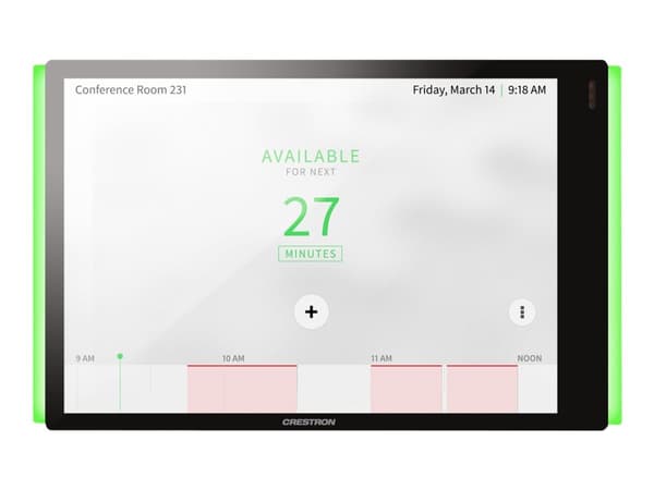 Crestron Room Scheduling Touch Screen TSS-770-B-S-LB KIT - Huonehallintajärjestelmä - langaton, langallinen - Bluetooth, 802.11a/b/g/n/ac - 2,4 Ghz,