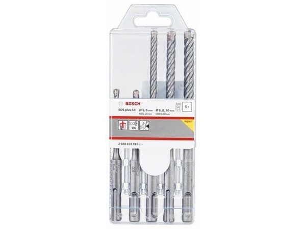 Wiertło Bosch do betonu SDS+ 5 6 10 8mm (2608833910)