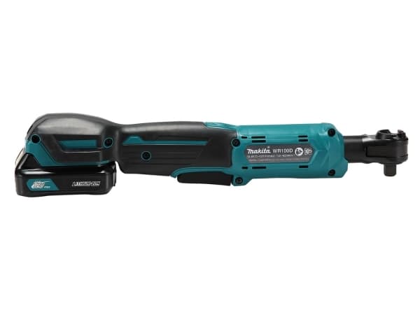 Makita WR100DSA, Mutterdragare, Borstlös, Svart, Grön, 3/8", 800 RPM, 47,5 nm