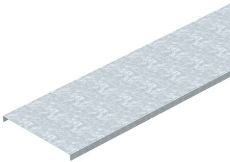 Låg DRLU DD til OBO Gitterbakke/Kabelbakke/Kabelstige bredde 100 mm, længde 3000 mm, Double Dip (ZINC+) - (3 meter)