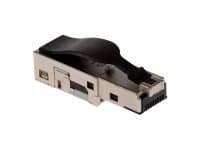Axis 01996-001, RJ-45, Musta, Metallinen, Uros, Suora, Metalli, Muovi, Cat5e/Cat6