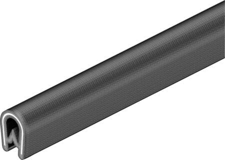 OBO-reunasuoja KSB 41-4 mm:n levynpaksuudelleRAL 9005 - (10 metriä)