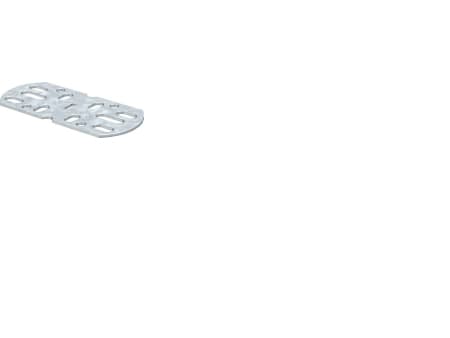 OBO Koppling VF AZK för armaturskena LTShöjd45 mm, bredd 100 mpregalvaniserad