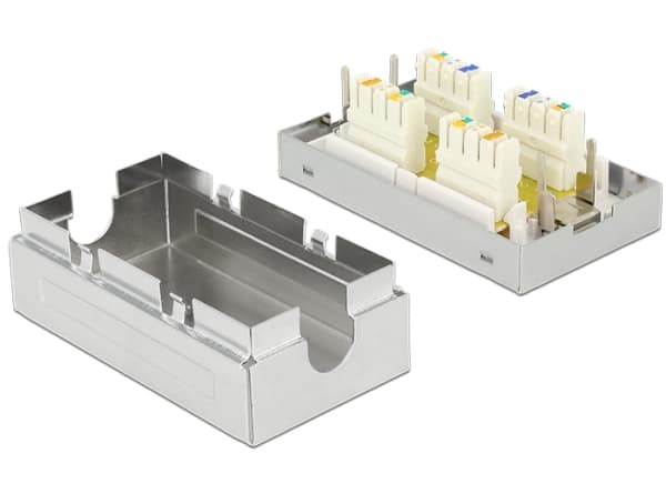 Delock - Kabelkopplingsbox - CAT 6 - STP