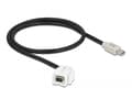 Miniatyrbild 3 av 3: Delock - Modulär insättning - 110° angled - 50 cm - mini-DisplayPort - vit