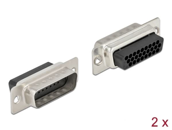 Delock - Datakopling - HD-26 (hann) (en pakke 2)