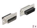 Miniatyrbilde 2 av 2: Delock - Datakopling - HD-26 (hann) (en pakke 2)