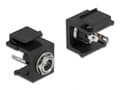 Pikkukuva 2 / 2: Delock Keystone-moduuli - modulaarinen sisäkkäin - virta DC-liitin 5,5 mm (ID: 2,1 mm) - musta