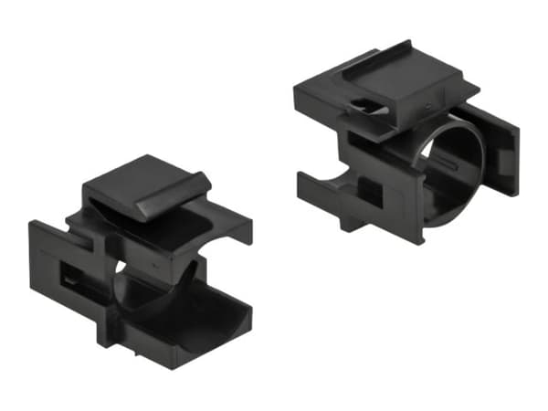 Delock Keystone cover - Modulært innføringshus - svart (en pakke 4)