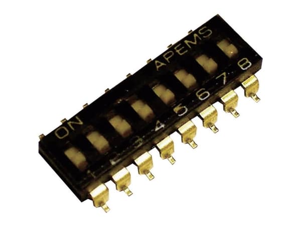 APEM IKD0603000 DIP-kytkin Poltal 6 SMD 1 kpl
