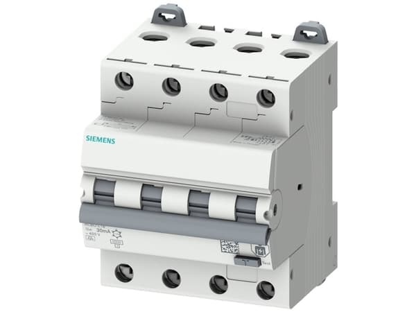 Kombiafbryder RCBO 6 kA 4P Type A 300mA B-Karatistik In: 10A Un: 400V