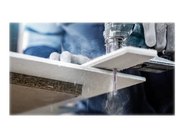 Bosch Expert Fiber Plaster T141 HM - Stikksagblad - for plast forsterket med glassfiber, gipsplate, fiber cement boards, drywall boards - 3 deler - T