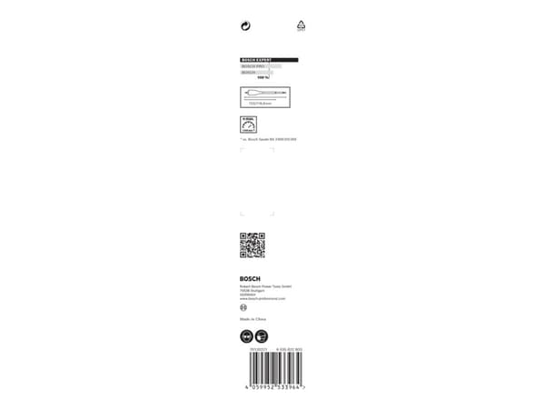 Bosch Expert - Bor - for tre, kartong, bløtt tre, sponplater - spadedel - 6 mm - heksagonal - lengde: 152 mm