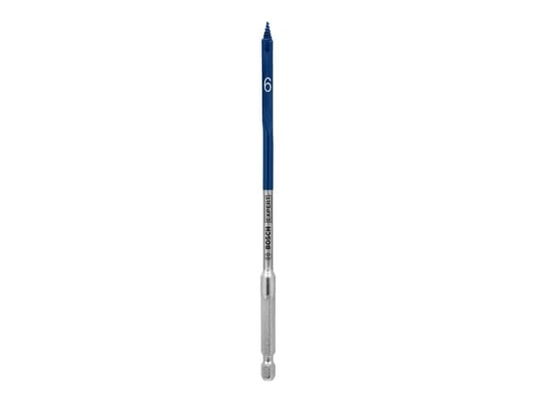 Bosch Expert - Bor - for tre, kartong, bløtt tre, sponplater - spadedel - 6 mm - heksagonal - lengde: 152 mm
