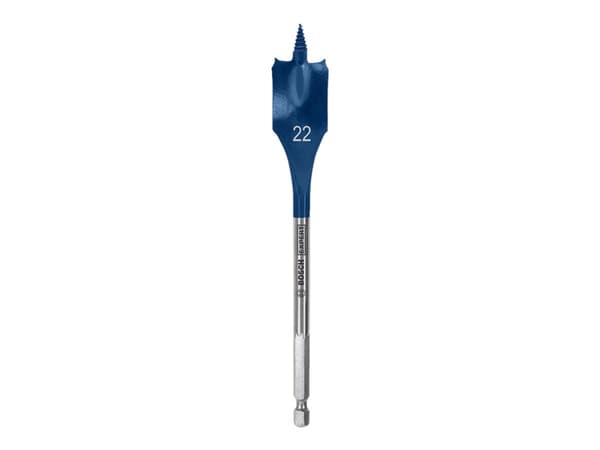 Bosch Expert SelfCut Speed - Borr - för spånskiva, mjuka träslag, spånskiva - centrumborr - 22 mm - hexagonalt - längd: 152 mm