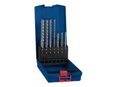 Bosch Expert 7x - Borsett - for betong, forsterket betong, granitt, herdet betong, gneiss - 7 deler - 5 mm, 6 mm, 8 mm, 10 mm, 12 mm - SDS-plus - len