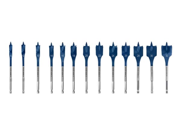 Bosch Expert SelfCut Speed - Fresekutter - for bløtt tre, løvtre - spadedel - flat - 13 deler - heksagonal