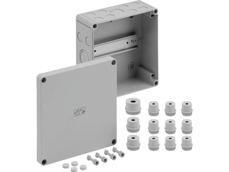 Spelsberg RKi 4/18-L Skåp för klämrad rad 180 x 182 x 90 Plast Grå 1 st