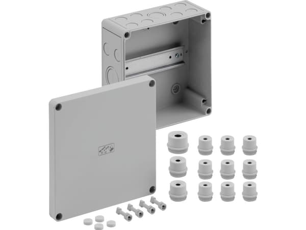 Spelsberg RKi 4/18-L Skåp för klämrad rad 180 x 182 x 90 Plast Grå 1 st