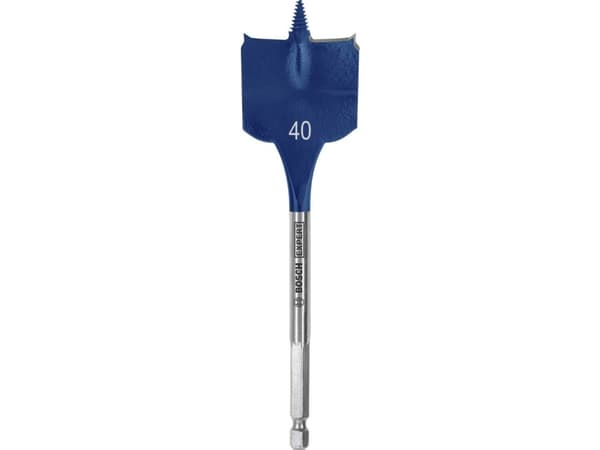 Bosch Expert SelfCut Speed - Fresekutter - for bløtt tre, løvtre - spadedel - flat - 40 mm - heksagonal - lengde: 152 mm
