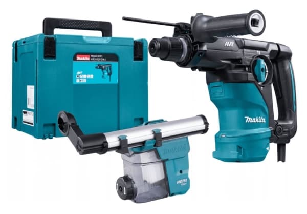 MAKITA HR3012FCWJ hammerbor SDS-Plus 3,9J 1050W AVT MAKPAC Sort, Blå