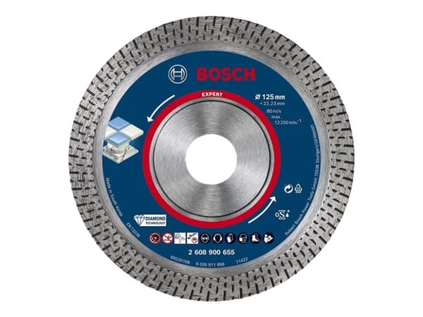 Bosch DIAMANTSKÆRESKIVE HARDCERAMIC 125mm