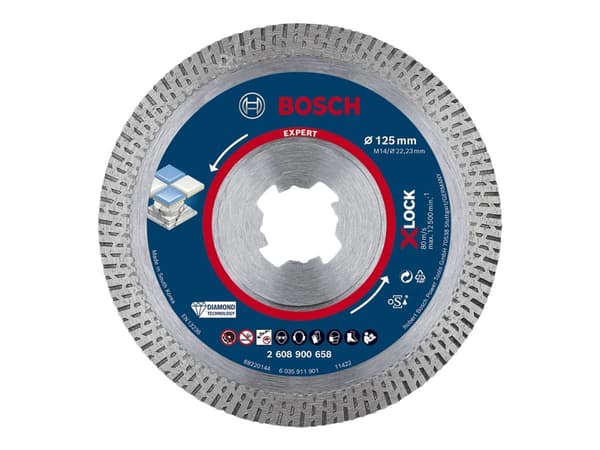 Bosch DIAMANTSKÆRESKIVE XL HARDCERAMIC 125MM
