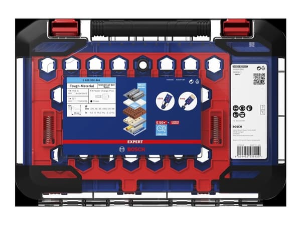 Bosch Expert Tough Material - Hullsagsett - for plast, murstein, soft tile, stainless steel sheets, wood with metal, multimaterial - 14 deler