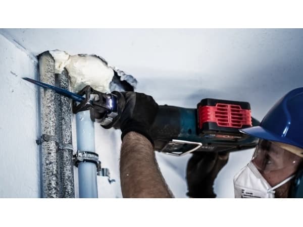 Bosch S 1156 XHM, Puukkosahanterä, valurauta, Lasikuitu, Muovi, Puu, Puu nauloilla, Runsashiilinen teräs (HCS), Sininen, Punainen, Valkoinen, Kovamet