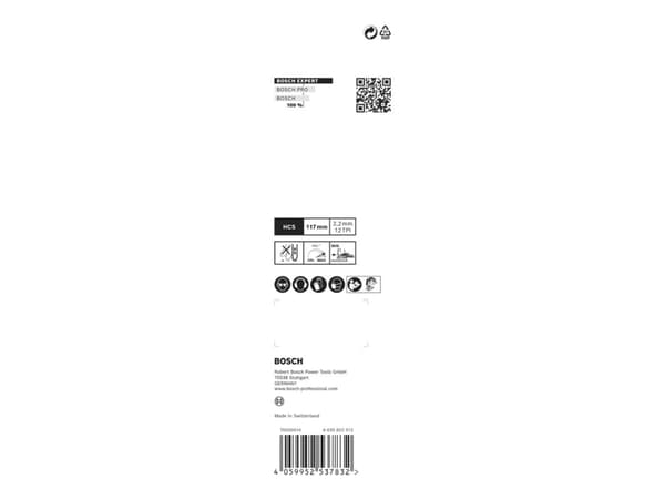 Bosch Expert Wood 2-puoleinen puhdas - pistosahanteräsarja - vanerille, massiivipuulle - 3 kpl - T-varsi - pituus: 117 mm