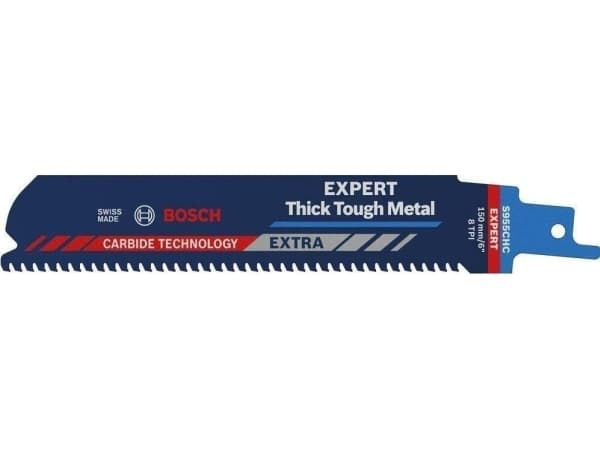 Bosch 2 608 900 365, Puukkosahanterä, valurauta, Terästä, Karbidi, Sininen, 3 mm, 15 cm