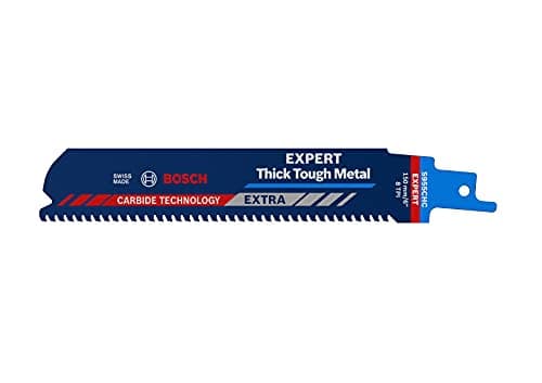 Bosch 2 608 900 365, Puukkosahanterä, valurauta, Terästä, Karbidi, Sininen, 3 mm, 15 cm