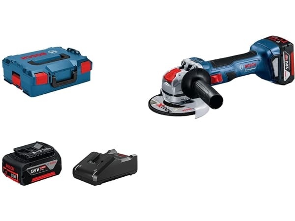Bosch VINKELSLIBER GWX 18V-7 125MM 2X4A L-BOXX
