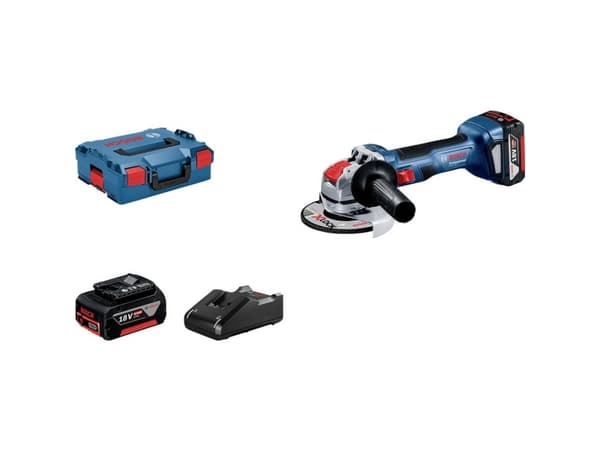 Bosch VINKELSLIBER GWX 18V-7 125MM 2X4A L-BOXX