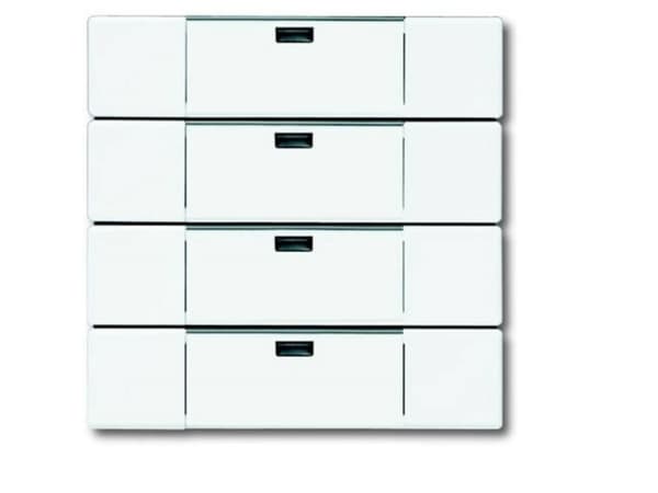 Busch-Jaeger WaveLINE, Batteri, 63 mm, 63 mm, 16 mm, Hvit, IP20 CE