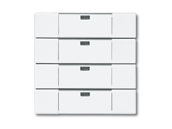 Busch-Jaeger WaveLINE, Batteri, 63 mm, 63 mm, 16 mm, Hvit, IP20 CE