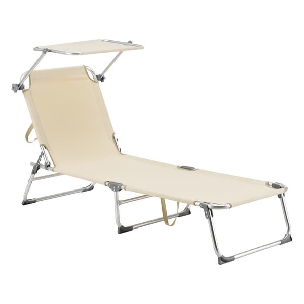 Solsäng Legorreta silver matt beige [en.casa]