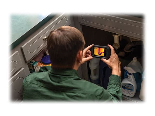 FLIR C3-X - Värme- och visuell ljuskamerakombo - kompakt - 0.012 MP - Wi-Fi - svart