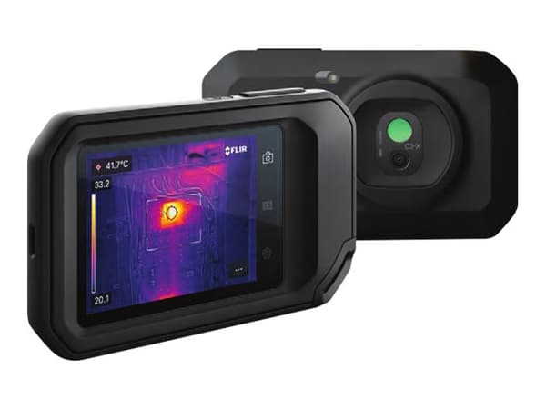 FLIR C3-X - Värme- och visuell ljuskamerakombo - kompakt - 0.012 MP - Wi-Fi - svart