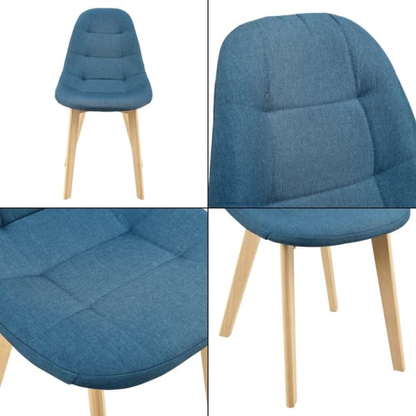 [en.casa] Stol Kopparberg set om 6-matstol-86x53x47cm-polyester-bok-vadderad-blå