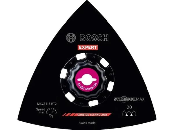 Bosch Expert MAVZ 116 RT2 - Sanding plate - delta - grovkorn: 20 - 116 mm x 109 mm