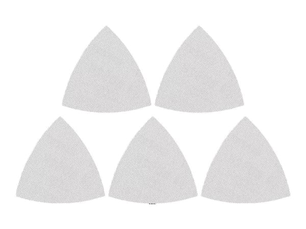 Bosch Expert M480 Net - Sandpapper - för mjuka träslag, lövträ, träfanér, målarfärg på trä - 5 delar - delta - grus: P120 - 93 mm