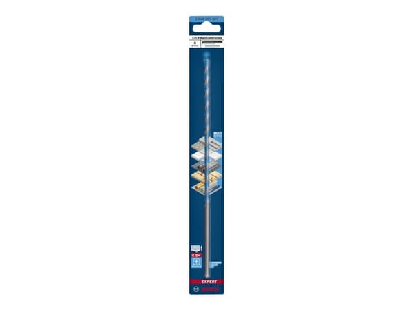Bosch Expert CYL-9 MultiConstruction - Bor - for betong, plast, stål, bløtt tre, soft tile, multimaterial - 6 mm - cylindrical - lengde: 250 mm