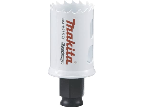 Makita E-03735, Single, Borr, Stål, Gjuten aluminium, Plast, Trä, Rostfritt stål, Vit, Bimetall, 4,4 cm