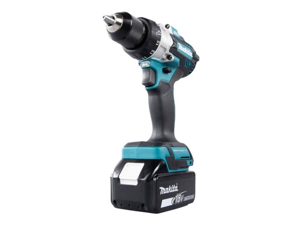 Makita DHP486 - Hammerbor - trådløs - 2 hastigheter - nøkkelfri borhylse 13 mm - 130 N·m - 2 batterier - 18 V