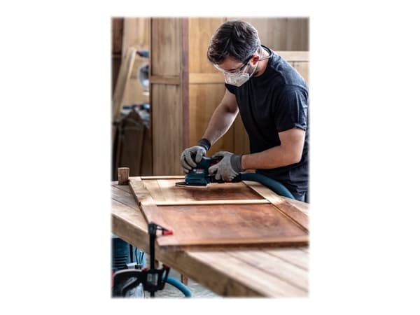 Bosch Expert M480 Net - Slipeark - for plast, bløtt tre, løvtre, finertre, gipsplate, maling på tre - 10 deler - rektangulær - grovkorn: P80 - 80 mm