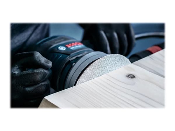 Bosch Expert M480 - Sandpapper - för trä, gips, målarfärg - 5 delar - rund - grus: 240 - 150 mm